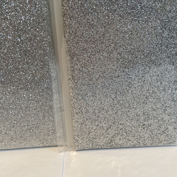 Bondex Glitter Patches Silver 4pk No Sew Iron On Patches Crafts Clothing Design - Picture 4 of 13